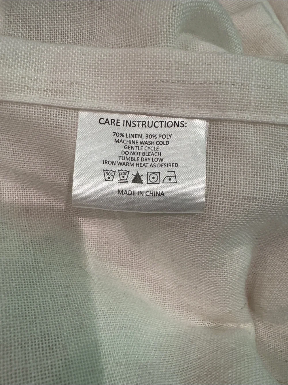 New Heathered Natural Linen Sheer Curtains 52x96 Set of Two